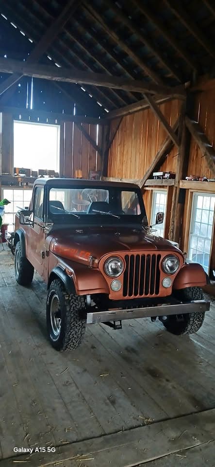 1983 Jeep CJ8 Scrambler 4X4 6 Cylinder 4 Speed Factory Half Cab