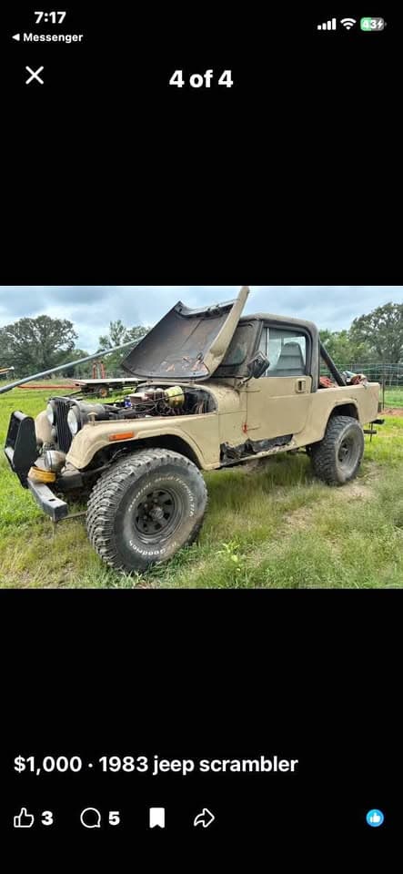 1983 Jeep Scrambler